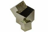 Pyrite Cube Cluster - Navajun, Spain #71640-3